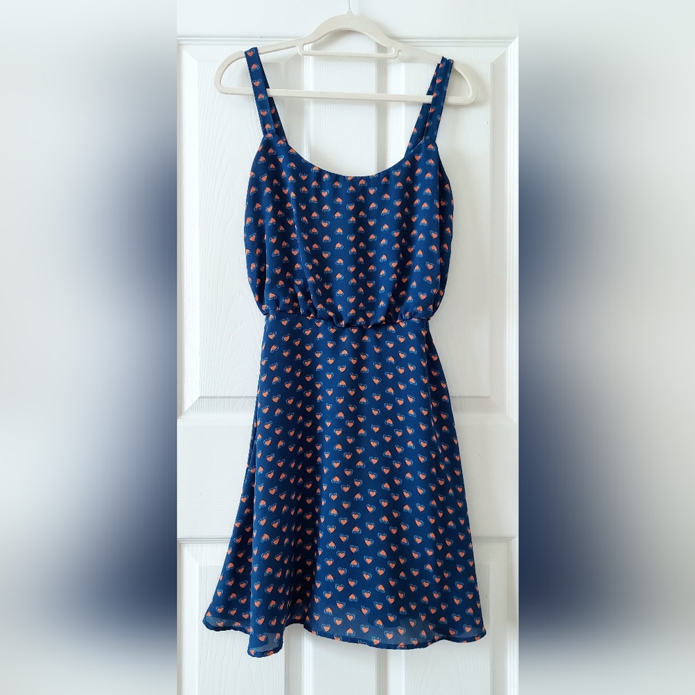 Bebop Hearts Chiffon Dress